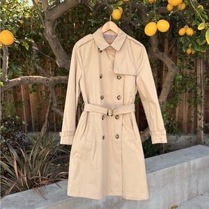 Massimo Dutti Beige Trench Coat